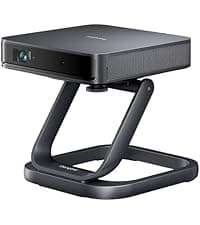 Dangbei Atom Portable Laser Projector, 1200 ISO Lumens, 3D Ready, Official Netflix, 1080p HD with 4K HDR Input, 180" Display, HDR10, 2x5W Dolby Audio, Home Theater Projector with WiFi and Bluetooth