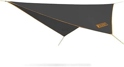 Bear Butt Hammock Rain Fly & Camping Tarp - 11 x 9 ft Ultralight Waterproof Tarp for Hammock & Tent Camping - Easy to Set Up