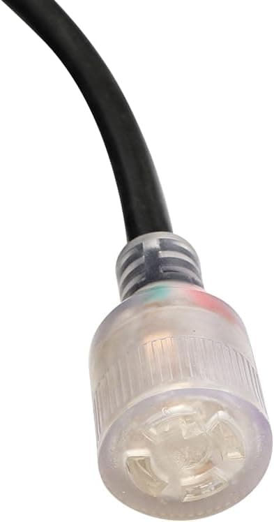 MaxWorks 80841 25 Ft. Heavy Duty 4-Prong Twist Lock 125V/250V 30 Amp L14-30P (Male) L14-30R (Female) Generator Extension Cord