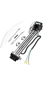 Hot Tub Heater 26-C3160-1S Suit for 1995+ Hot Spring Spa Heater Tiger River Watkins Spa Parts C3160-1 C3564-1 73790 7211 Titanium Heater Double-Pass 1.5kW/6kW 120V/240V 8.3A/16.6A