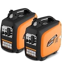 Power Equipment 4000 Watts Inverter Generator Gas Powered, Portable Open Frame Generator, Low Noise with ECO Mode and Inverter Technology, RV Ready, Emergency Home Backup