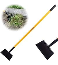 Sifting Shovel, Heavy Duty Sand Sifter Square Cleaning Scoop for Beach Chicken Coop Poop Shovel -45Inch