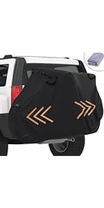 Riding Lawn Mower Cover, Heavy Duty 600D Oxford Outdoor Tractor Cover Waterproof UV Protection Lawn Mower Cover Fit Decks up to 54" with Elastic Cord & Storage Bag, Green