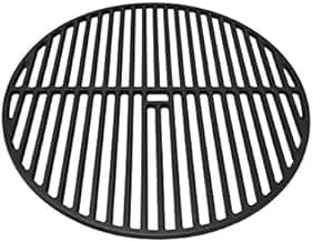 Premium Cast Iron Cooking Grate 18-3/16" for Large Big Green Egg, Vision Grills VGKSS-CC2 Classic Kamado Charcoal Grill and Broil King Keg 4000