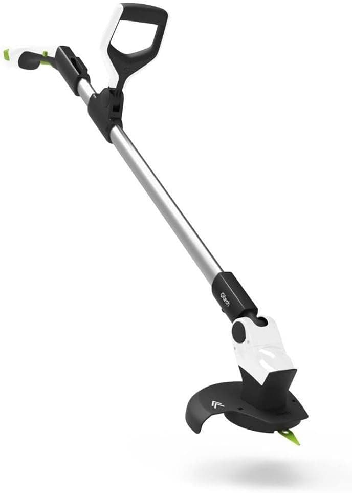 Gtech GT50 Grass Trimmer | Lightweight Cordless Strimmer | Powerful 9000 RPM | 120cm Reach | 18V Lithium Battery 30 Mins Runtime | 20 Blades