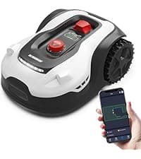 Sunseeker X3 Plus Robot Lawn Mower no Wire,0.3 Acre/13,000 Sq. Ft,Smart APP Control, AI & RTK Navigation, 6 Muti-Zone, Path Planning, for Small/Medium Yards