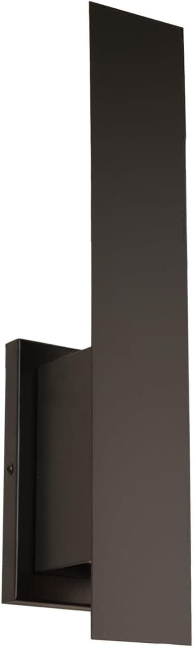 Indoor Wall Sconces, Modern Wall Lights, Up and Down Wall Mount Light, Dimmable Hardwired Wall Light for Bedroom, Living Room, Hallway, GU10 Bulbs Excluded (Matt Black)