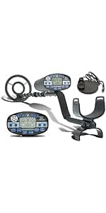 Bounty Hunter TK4 Tracker IV Metal Detector with Waterproof 8-Inch Coil, Versatile Detection Modes, Durable Construction, and Easy-to-Use Controls for All-Terrain Treasure Hunting Adventures
