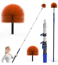 26FT Reach Pole Saws for Tree Trimming, Manual Pruning Pole Saw with 5-20FT Telescoping Extension Pole, Tree Pruner Tree Trimmer with 19" 3X Detachable Saw for Yard Garden Trees Palms Shrubs