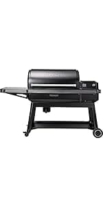 Traeger Grills Woodridge Pro Electric Wood Pellet Grill and Smoker, 970 Sq. In., Outdoor Pellet Smoker Grill with Digital Sensor and Side Shelf, Wi-FIRE Technology, Super Smoke Mode, TFB97JLH