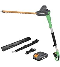 WORKPRO Cordless Grass Shear & Shrubbery Trimmer - 2 in 1 Handheld 7.2V Electric Grass Trimmer Hedge Shears/Grass Cutter Rechargeable Lithium-Ion Battery and Type-C Cable Included