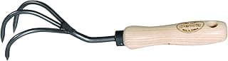Tierra Garden DeWit 3-Tine Cultivator with Short Handle, Works as Garden Hoe and Tiller (31-0904)