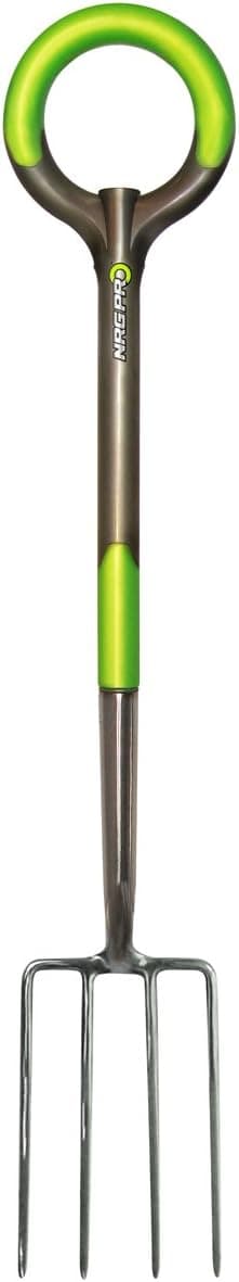 Radius Garden 203 PRO Garden Stainless Steel Digging Fork, One Size, Original Green