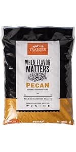 Traeger Grills Signature Blend 100% All-Natural Wood Pellets for Smokers and Pellet Grills, BBQ, Bake, Roast, 18 lb. Bag
