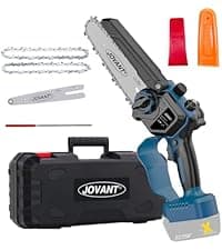 2-in-1 Cordless Pole Saw, Brushless Mini Chainsaw Cordless with Pole, 2 Pack 20V 4.0Ah Battery Powered Pole Saws for Tree Trimming, 15ft Reach Electric Saw for Trees With Pole
