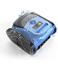 (2025 New) Robotic Pool Vacuum, Robotic Pool Cleaner for Inground Pools, Smart Navigation, Floor/Wall/Waterline Cleaning, 180 Mins Runtime for Pool Up to 2100 Sq.ft