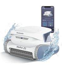 Hydro 4 Corded Robotic Pool Cleaner, Pool Vacuum for Inground Aboveground Pools, 4.1L Filter Basket, Floor Wall Waterline Cleaning, Pool Cleaner Robot Ideal for Pools up to 50 FT in Length