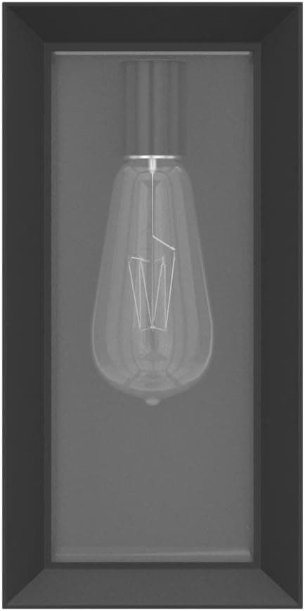LEDMO Outdoor Wall Light 1800Lm Modern Outdoor Porch Light 3000K Bright Lighting Black Exterior Lighting Fixture Waterproof Christmas Fixture for House,Patio,Garage,Backyard,Hallway（2 Pack