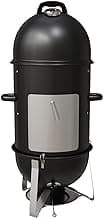 GasOne CSM-18 Vertical Smoker – 18 Inch Heavy Duty Charcoal Smoker – Multipurpose Charcoal BBQ Grill Smoker for Outdoor – Easy Assembly, 1 Access Door Grill with Smoker