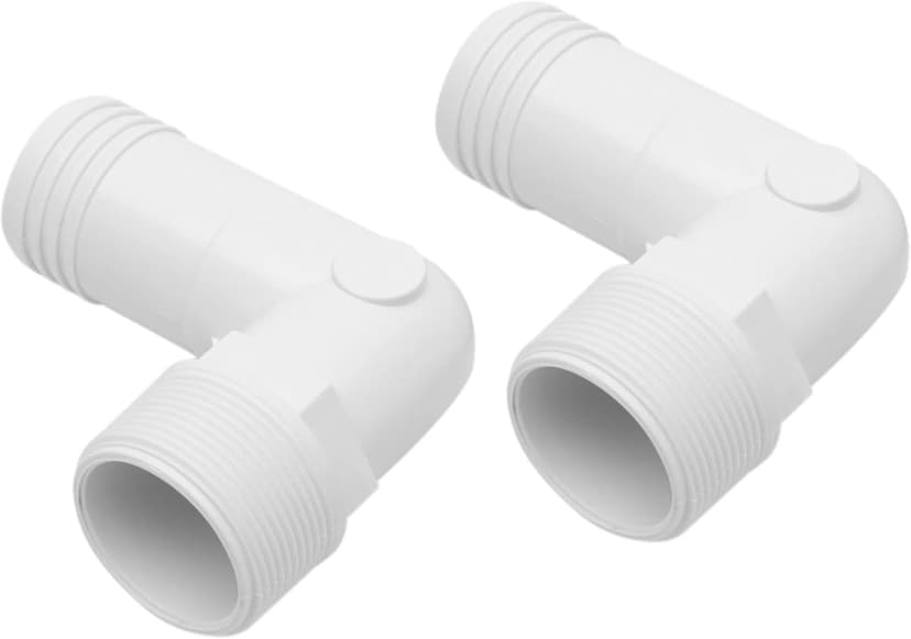 TonGass (2-Pack) 1 1/2" MPT by 90 Degree Barb Elbow Hose Adapter Compatible with Hayward Pool Pumps and Filters Replacement Hayward SPX1105Z4