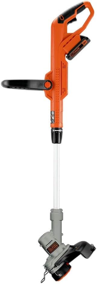 BLACK+DECKER 20V MAX Cordless String Trimmer, 2 in 1 Trimmer and Edger, 12 Inch, Battery Included (LST300)