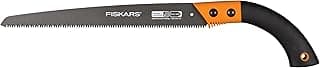 Fiskars 13" Pruning Saw- Fixed Handle - Tree Cutting Saw - Yard and Garden Tools - Black/Orange