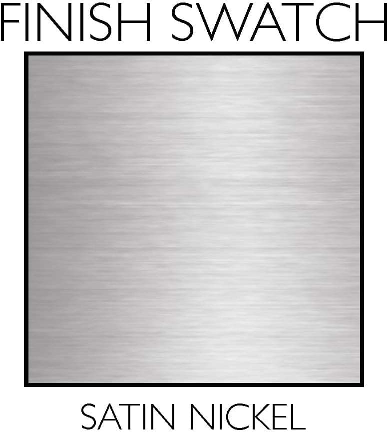 Design House 504977 The Village Traditional 1-Light Indoor Dimmable Wall Sconce with Frosted Flute Glass and Twist On/Off Switch for Bathroom Bedroom Hallway, Satin Nickel