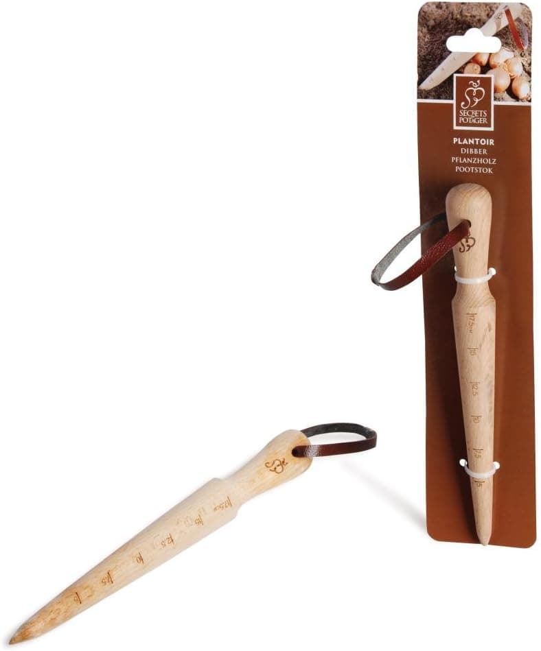 Esschert Design USA W4006 Secrets du Potager Wooden Plant Dibber