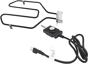 Unifit 120V AC 15A Electric Smoker/Grill Analog Adjustable Temperature Controller Heating Element Replacement Kits up to 1650 Watts (1 Set)