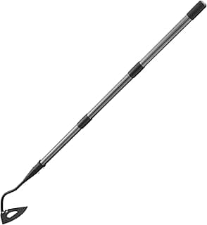 Hoe Garden Tool,Hollow Gardening Hoe with Sturdy Blade for Digging,Weeding,Hoeing,Cutting and Loosing Soil,Heavy Duty Garden Hoe with 56” Adjustable Long Handle…