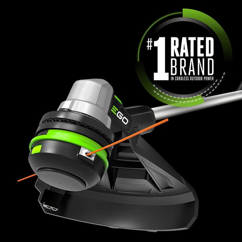 EGO Power+ String Trimmer, Battery Powered, 15" Trimmer for Weeds and Grass with POWERLOAD, Telescopic Aluminum Shaft, Includes 56V 2.5Ah Battery and Charger - ST1511T