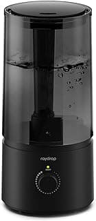raydrop Humidifiers for Bedroom, Cool Mist Humidifiers for Babies, 1.70L Quiet Ultrasonic Humidifier, Space-Saving, Filterless, Auto Shut Off - (0.45 Gallon, US 110V)