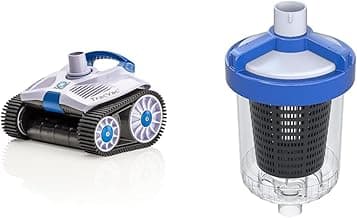 Hayward W3HSCTRACCU TracVac Suction Pool Cleaner for In-ground Pools up to 40 ft in Length + Hayward W560 PoolVac Navigator Standard Leaf Canister