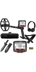 DR.ÖTEK Metal Detector for Adults Professional, Pinpoint Metal Detector Waterproof Gold and Silver, Higher Accuracy, Bigger LCD Display, Strong Memory Mode, 10" IP68 Coil, New Advanced DSP Chip