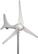 Windmill 600W (12V/24V) (50A/25A) Wind Turbine Generator kit Wind Power MPPT Charge Controller Included (Amp, Volt & Watt Display) + Automatic and Manual Braking System. DIY Installation