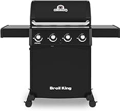 Broil King 865054 Crown 410, Liquid Propane (LP), Black