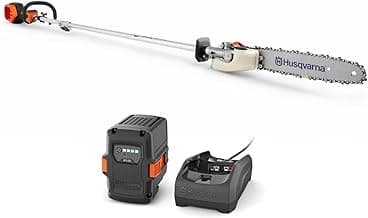 Husqvarna 330iKP Combi Switch + Pole Saw Attachment, 10-Inch Electric Pole Saw with 4 Ah Battery and Charger Included, 970701205