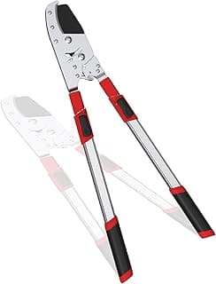GARTOL Heavy-Duty Extendable Loppers, 28"-41" Telescopic Tree Trimmer, Double Ratcheting Branch Cutter, Anvil Lopper for Thick Branches, Cuts 2" Dry Wood