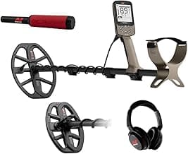 MINELAB X-Terra Elite Expedition, Waterproof, All Terrain Treasure Metal Detector, Multi-IQ Precision Targeting, Included V8X Coil, V12X Coil, ML85 Headphones, Charging Cable & PRO-FIND 40 Pinpointer