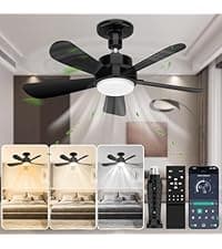 GHORA Portable Misting Fan with Remote,Camping Fan with 20000mAh Rechargeable Battery,9L Water Tank,4 Speed Levels,4 Spray Modes,RGB Lights for Fishing,Travel,Garden Parties,Outdoor Indoor Cooling