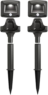 Beams MB572 35 Lumen Wireless Motion Sensing LED Path Lights, 2-Pack, Brown