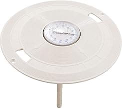Pentair L1 White 9-7/8-Inch LID with Thermometers Replacement Pool and Spa Skimmer