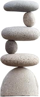 Small Side 2 Side Rock Cairn Sculpture Garden Decoration Zen Garden Pile Stone