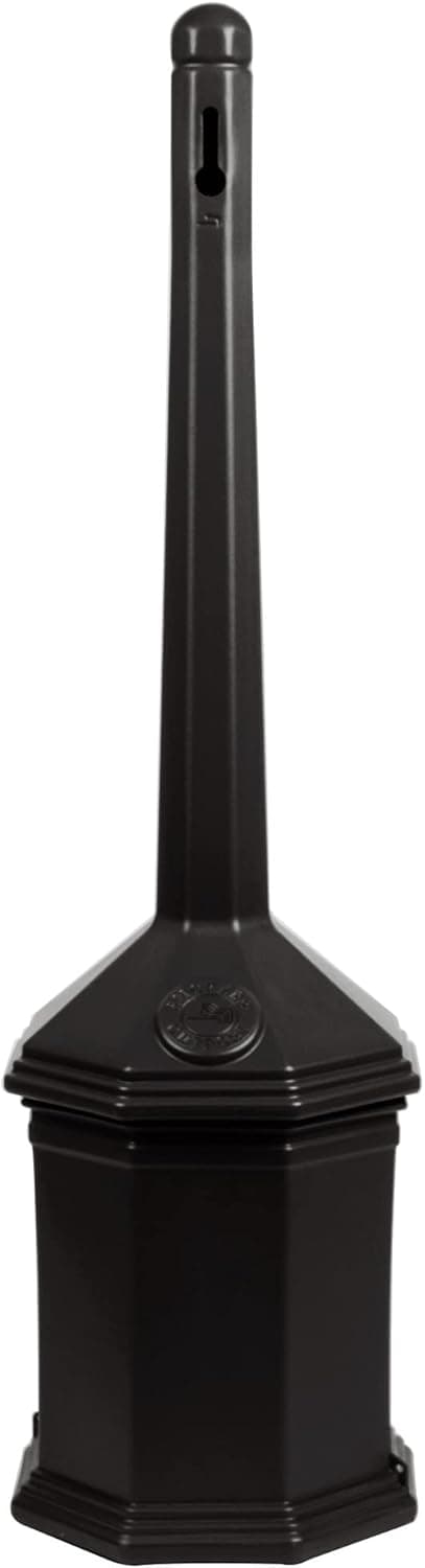 Commercial Zone 710301 Smoker’s Outpost Site Saver Cigarette Receptacle, Black