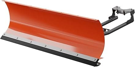 48" Snow Plow Blade Adjustable 0/15/30 Degrees- Heavy-Duty Plow Universal for ATVs, UTVs, and Lawn Tractors – Durable Steel Construction, Easy Mounting, Perfect for Driveway & Sidewalk Clearing