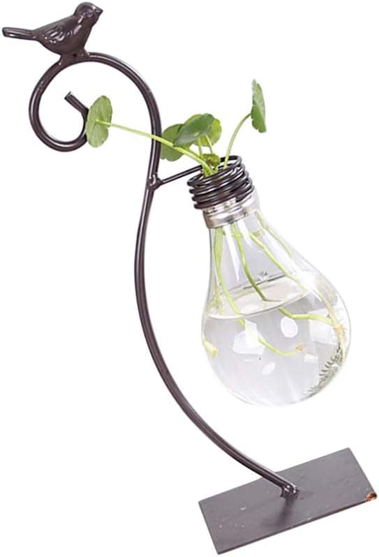 Healifty Plastic Planter Bulb Vase Hydroponics Plants Terrarium Flowerpot Decorative Pottery Planter for Any Occasion, Easy to Do and Fun to Grow