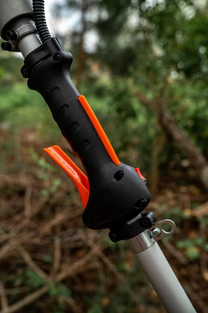 26cc Weed Wacker Gas Powered, 3 in 1 String Trimmer/Edger 17'' with 10'' Brush Cutter,Rubber Handle & Shoulder Strap Included