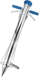 Aimery Vegetable Transplanter, Seedling Transplanter, Stainless Steel Seedling Transplanter, Seedling Garden Greenhouse Manual Transplanting Tool, for Outdoor for Rural for Garden (Color : Double Han