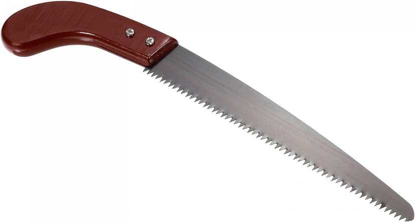 uxcell 10 Inch Pruning Saws, Straight Blade Hand Saw Wood Handle for Camping Garden Wood Tree Branches Trimming