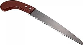 uxcell 10 Inch Pruning Saws, Straight Blade Hand Saw Wood Handle for Camping Garden Wood Tree Branches Trimming